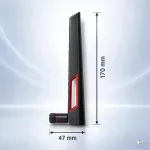 Qoltec Antena Wi-Fi 2.4/ 5GHz dookólna | 5dBi