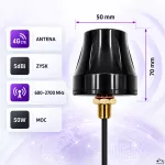 Qoltec Antena 4G LTE dookólna DUAL | 5dBi | Zewnętrzna