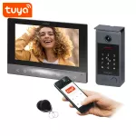 CERO, zestaw wideodomofonowy jednorodzinny, 4-żyłowy, 7", Wi-Fi, dotykowy panel, Full HD, RFID, szyfrator