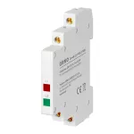 Lampka sygnalizacyjna na szynę DIN, czerwony, zielony, 230 V AC