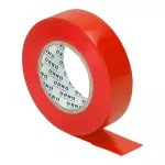 Taśma izolacyjna czerwona, grubość 0,13 mm, szerokość 19 mm, długość 20 m