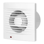 Wentylator łazienkowy GRILLE, czujnik wilgoci, 100 mm, biały