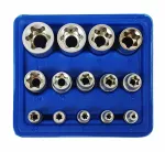SILVER ZESTAW NASADEK TORX 14el.