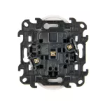 Simon 24 WS24P-2430462-030 Gniazdo wtyczkowe podwójne z uziemieniem i przesłonami torów prądowych (moduł) 16 A, 250 V~, szybkozłącza; biały