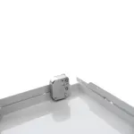 Drzwiczki rewizyjne metalowe z zamkiem typu push lock 40/40 biały