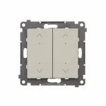 Simon 55 WMDL-TEZ2-142 Łącznik/przycisk roletowy podwójny, elektroniczny (moduł); Kaszmirowy