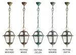 SU-MA lampa wisząca zewnętrzna Witraż K 1018/1/N