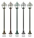 SU-MA lampa stojąca zewnętrzna Witraż K 5002/1 N