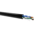 Kabel teleinformatyczny tcU/UTP kat.5E Cu/PE-FL (żelowany) zewnętrzny
