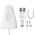 Qoltec Antena 4G 5G LTE | 9dBi | kierunkowa | zewnętrzna | SMA male | wodoodporna | 3m