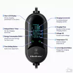 Qoltec Mobilna ładowarka do samochodu elektrycznego EV i hybryd z regulacją 2w1 Typ2 | 3.5kW | 230V | SCHUKO 16A | LED |  5m