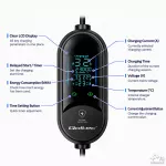 Qoltec Mobilna ładowarka do samochodu elektrycznego EV i hybryd z regulacją 2w1 Typ2 | 7kW | 230V | CEE 32A | LED |  5m