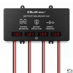 Qoltec Balanser napięcia 48V do akumulatorów 4 x 12V | 10A | AGM GEL LiFePO4 | LED