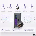Qoltec Trójfazowy stabilizator napięcia AVR MULTIPROTECTION |10kVA | Dokładność ± 3% | Serwomotor 3F | LCD | Expert Line