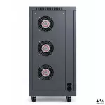 Qoltec Trójfazowy stabilizator napięcia AVR MULTIPROTECTION |10kVA | Dokładność ± 3% | Serwomotor 3F | LCD | Expert Line