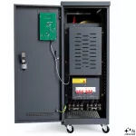 Qoltec Trójfazowy stabilizator napięcia AVR MULTIPROTECTION | 30kVA | Dokładność ± 3% | Serwomotor 3F | LCD | Expert Line