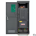 Qoltec Trójfazowy stabilizator napięcia AVR MULTIPROTECTION | 40kVA | Dokładność  ± 3% | Serwomotor 3F | LCD | Expert Line