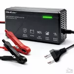 Qoltec Specjalistyczna ładowarka do akumulatora LiFePO4 12V | 10A | PF 0.9 | LED | Inteligentne ładowanie