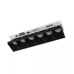 Optyka DOT-22 6xLED, CV 24VDC, 6,2W,  4000K, 48deg, czarny lakier mat KLUŚ