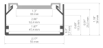 Profil Led BOX-M 3m biały KLUŚ