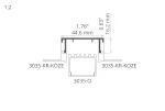 Profil Led 3035-MOS 0.06m KLUŚ