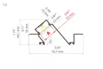 Profil Led DIPOK-US 3m KLUŚ