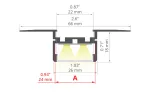 Profil Led GIZA-LL-UST 1m KLUŚ