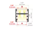 Profil Led GLAZA-DUO 2m anodowany KLUŚ