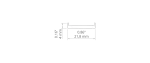 Osłona do profilu HS-22 mikropryzma 1m  KLUŚ