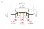 Profil Led FOLED-50 2m KLUŚ