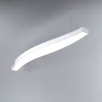 Oprawa MI-WAVE-02, zwieszana, bez LED  i zasilacza, IP20, biały lakier mat KLUŚ