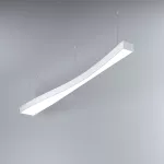 Oprawa MI-WAVE-03, zwieszana, bez LED  i zasilacza, IP20, biały lakier mat KLUŚ