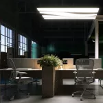 Oprawa MI-WAVE-03, zwieszana, bez LED  i zasilacza, IP20, biały lakier mat KLUŚ