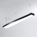 Oprawa MI-WAVE-01, zwieszana, bez LED  i zasilacza, IP20, czarny anodowany KLUŚ