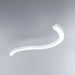 Oprawa MI-SNAKE-04, zwieszana, bez LED  i zasilacza, IP20, biały lakier mat KLUŚ
