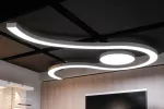 Oprawa MI-SNAKE-02, zwieszana, bez LED  i zasilacza, IP20, czarny anodowany KLUŚ