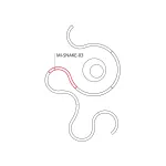Oprawa MI-SNAKE-03, zwieszana, bez LED  i zasilacza, IP20, srebrny anodowany KLUŚ