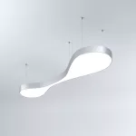 Oprawa MI-BUBBLE-04, zwieszana, bez LED  i zasilacza, IP20, srebrny anodowany KLUŚ