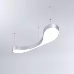 Oprawa MI-BUBBLE-02, zwieszana, bez LED  i zasilacza, IP20, srebrny anodowany KLUŚ