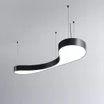 Oprawa MI-BUBBLE-02, zwieszana, bez LED  i zasilacza, IP20, czarny anodowany KLUŚ