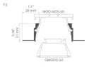 Profil Led MOD-KR-KOZE 3m KLUŚ