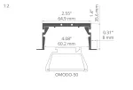 Profil Led RAM-3035-KOZE 3m KLUŚ