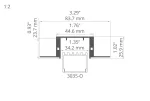 Profil Led RAM-KOL-100 3m KLUŚ