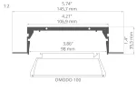 Profil Led RAM-KOZE-100 3m KLUŚ