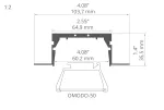 Profil Led RAM-KOZE-50 2m KLUŚ