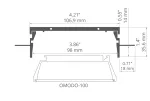 Profil Led RAM-TEK-100 3m KLUŚ