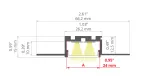 Profil LED KOZMA-22 1m KLUŚ