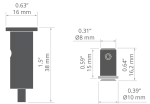 Zestaw zawieszek FI-8-MR-2  biały KLUŚ