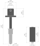 Zestaw zawieszek PUSZ-ZM-1  czarny KLUŚ