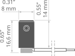 Zawieszka FI-8-LIN-ZMZ KLUŚ